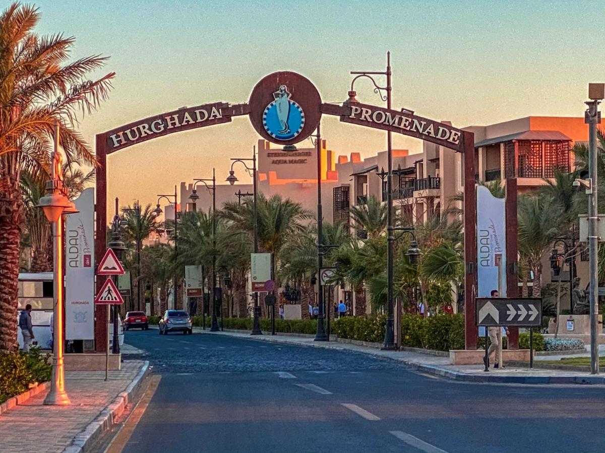 The Touristic Promenade Apartment Hurghada Exterior foto